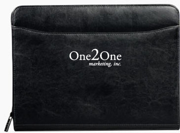 Renaissance Leather Zippered Padfolio
