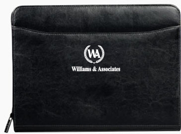 Renaissance Leather Zippered Padfolio