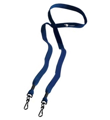 1/2" Cotton Double Swivel Hook Lanyard