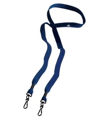 1/2" Cotton Double Swivel Hook Lanyard
