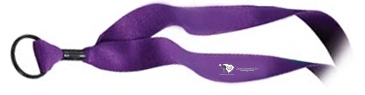 3/4" Polyester Lanyard with Metal Crimp & Split-Ring