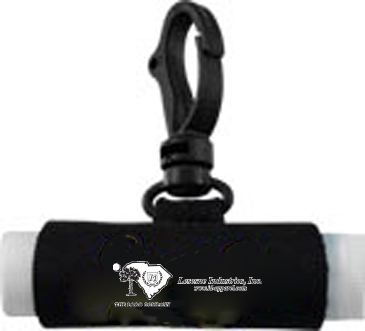 Neoprene Lip Balm Sleeve with Swivel Snap Hook (Lip Balm sold sep
