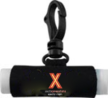 Neoprene Lip Balm Sleeve with Swivel Snap Hook (Lip Balm sold sep