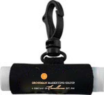 Neoprene Lip Balm Sleeve with Swivel Snap Hook (Lip Balm sold sep