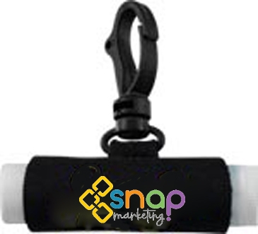 Neoprene Lip Balm Sleeve with Swivel Snap Hook (Lip Balm sold sep