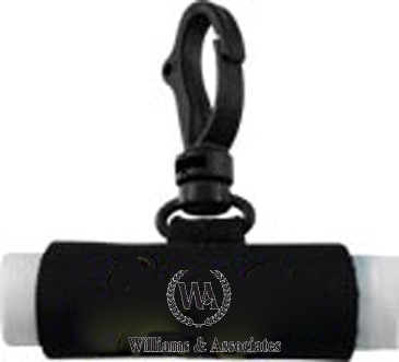 Neoprene Lip Balm Sleeve with Swivel Snap Hook (Lip Balm sold sep