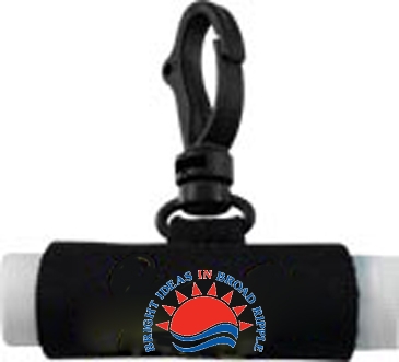 Neoprene Lip Balm Sleeve with Swivel Snap Hook (Lip Balm sold sep