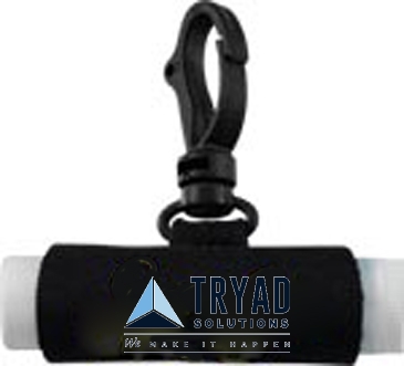 Neoprene Lip Balm Sleeve with Swivel Snap Hook (Lip Balm sold sep