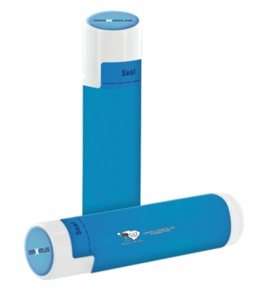 SPF 15 Lip Balm in White Tube and Full Color Dome Lid