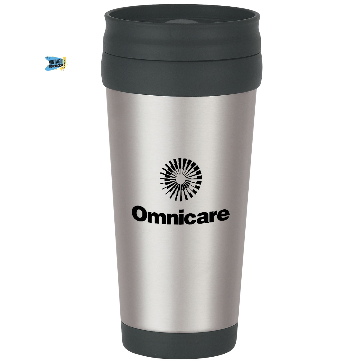 16 Oz. Stainless Steel Slide Action Travel Tumbler