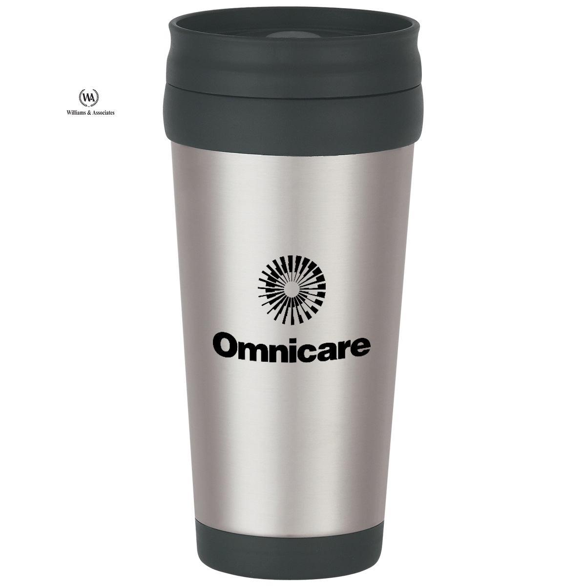 16 Oz. Stainless Steel Slide Action Travel Tumbler