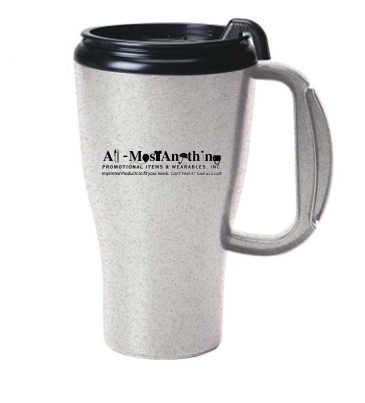 16 OZ. OMEGA MUG WITH SLIDER LID