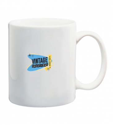 11 Oz. White Ceramic Mug