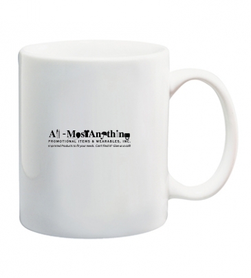 11 Oz. White Ceramic Mug