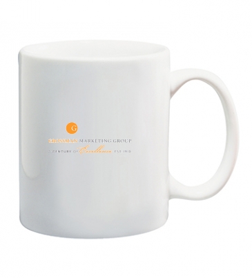 11 Oz. White Ceramic Mug