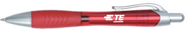 Rio Ballpoint Pen With Contoured Rubber Grip