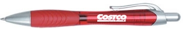 Rio Ballpoint Pen With Contoured Rubber Grip