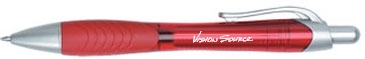 Rio Ballpoint Pen With Contoured Rubber Grip