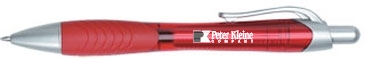 Rio Ballpoint Pen With Contoured Rubber Grip