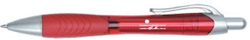 Rio Ballpoint Pen With Contoured Rubber Grip