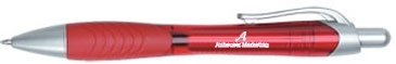 Rio Ballpoint Pen With Contoured Rubber Grip