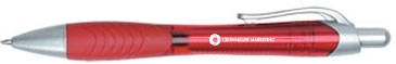 Rio Ballpoint Pen With Contoured Rubber Grip