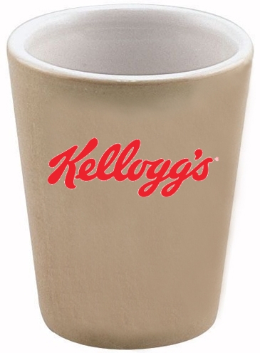 1.5 Oz Full Color Collector Cup Ceramic Shot Glass