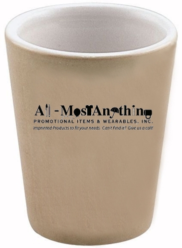 1.5 Oz Full Color Collector Cup Ceramic Shot Glass