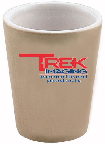 1.5 Oz Full Color Collector Cup Ceramic Shot Glass