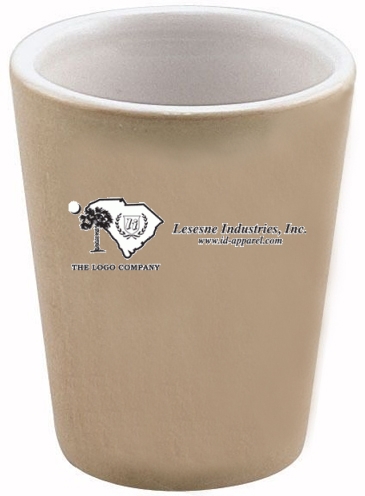 1.5 Oz Full Color Collector Cup Ceramic Shot Glass