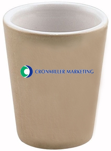 1.5 Oz Full Color Collector Cup Ceramic Shot Glass