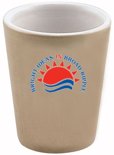 1.5 Oz Full Color Collector Cup Ceramic Shot Glass