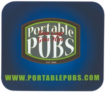 7" X 8" X 1/8" Full Color Hard Surface Mouse Pad