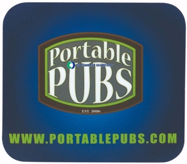 7" X 8" X 1/8" Full Color Hard Surface Mouse Pad