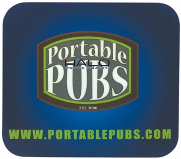 7" X 8" X 1/8" Full Color Hard Surface Mouse Pad