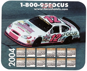 8" X 9-1/2" X 1/8" Full Color Hard Mouse Pad