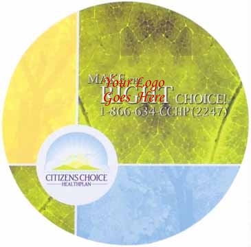 8" Rd 1/8" Thick Full Color Soft Mouse Pad