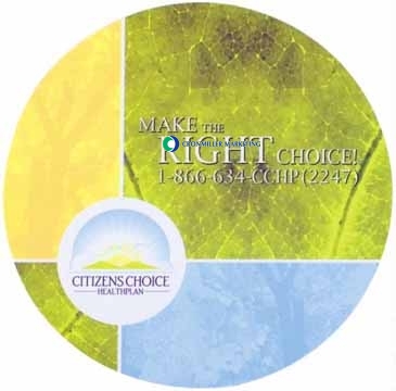 8" Rd 1/8" Thick Full Color Soft Mouse Pad