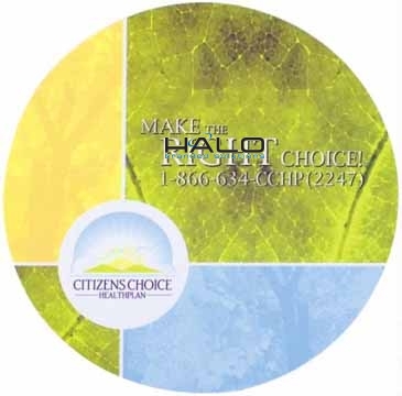 8" Rd 1/8" Thick Full Color Soft Mouse Pad