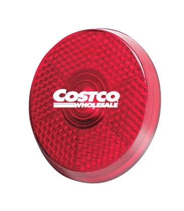 Round Blinking Light With Back Clip