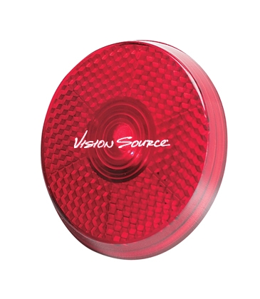 Round Blinking Light With Back Clip