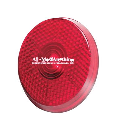 Round Blinking Light With Back Clip