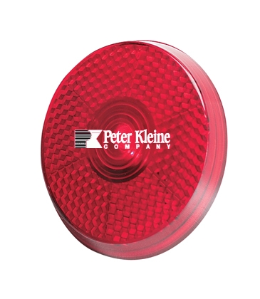 Round Blinking Light With Back Clip