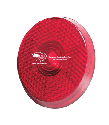 Round Blinking Light With Back Clip