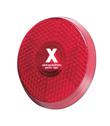 Round Blinking Light With Back Clip