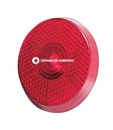 Round Blinking Light With Back Clip