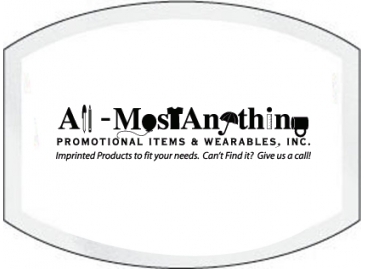 Inside Parking Permit | Flat Side Oval | 1 1/2" x 2" | Horizontal