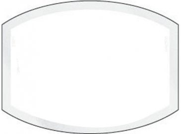 Inside Parking Permit | Flat Side Oval | 1 1/2" x 2" | Horizontal