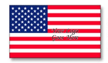 U.S. Flag Decal | 2 1/4" x 4" | White Vinyl | Removable Adhesive