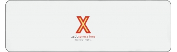 Rectangle Sticker | Round Corners | 1 7/8" x 5 7/8"| White Static